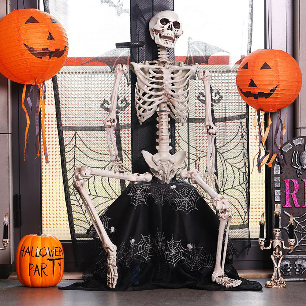 170Cm Halloween Poseable Skeleton Full Life Size Human Skeleton Decoration Prop