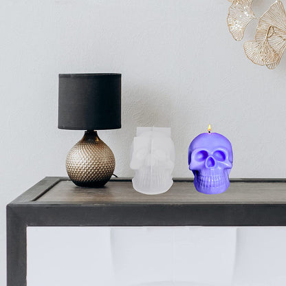 Skull Shape Mould DIY Moulds Candle Making Mold Wax Form Template Craft Tool AUS