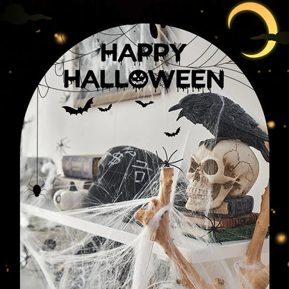 2 Packs Spider Web with Spiders Halloween Party Decoration Indoor Outdoor Scary