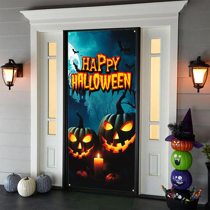 Halloween Door Cover Banner Party Decorations Wall Backdrop Poster Sign Decor AU