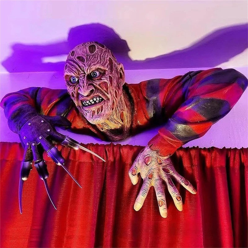 Halloween Creepy Krueger Tombwalker Sculpture Yard Shooting Props Decor 17Cm AU