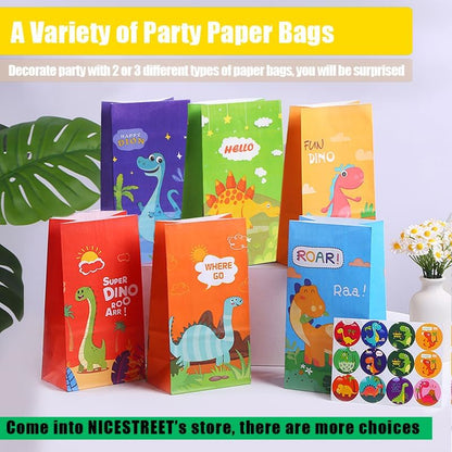 12Pcs Halloween Treat Bags with Handles，Mixtz Halloween Candy Bags for Kid，Goodie Snack Trick or Treating Party Bulk Supplies, 6 Patterns Tote Shopping Bag of 2 Each (12 Bags：Hallowmas 15×21×8Cm)