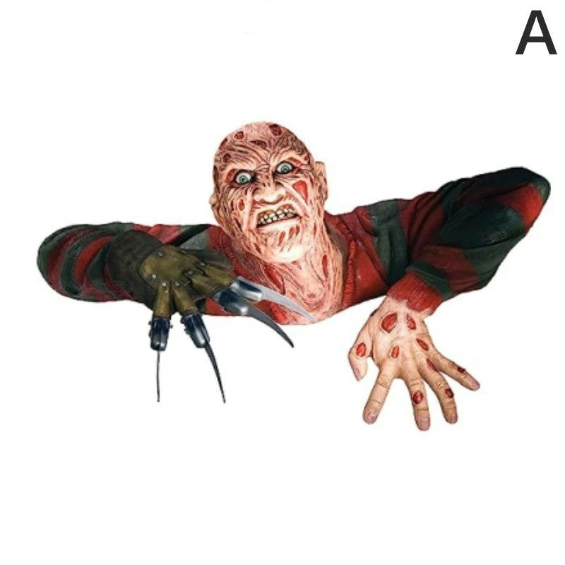 Halloween Creepy Krueger Tombwalker Sculpture Yard Shooting Props Decor 17Cm AU