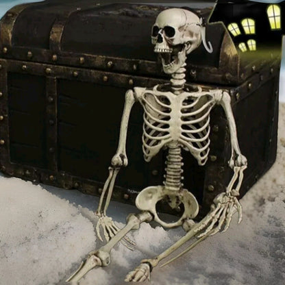 90Cm Halloween Poseable Skeleton Full Life Size Human Skeleton Decoration Props