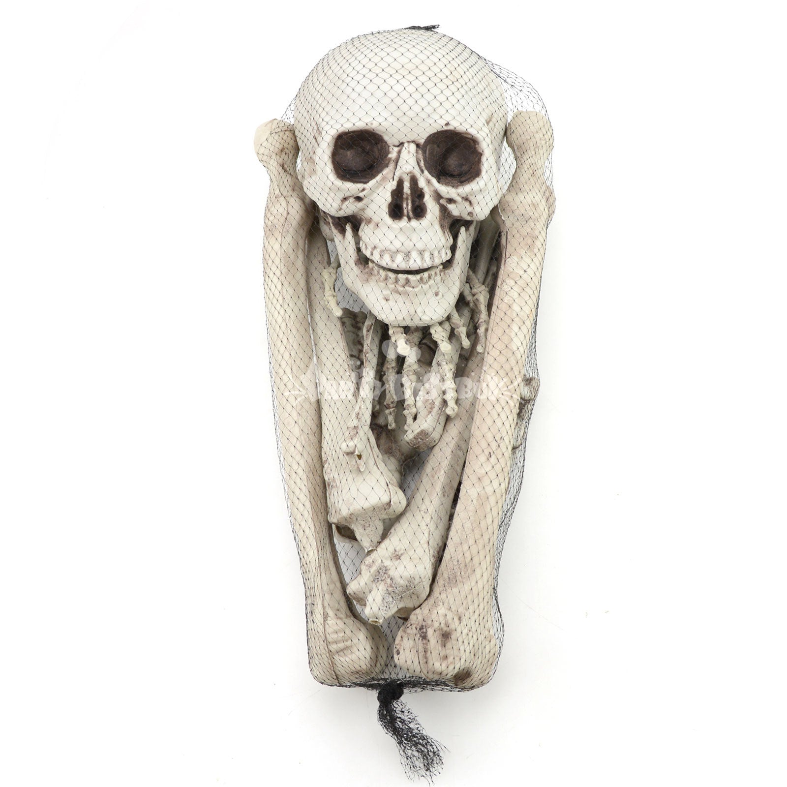 12PCS Halloween Skeleton Body Part Prop Bones Skull Graveyard Outdoor Decoration