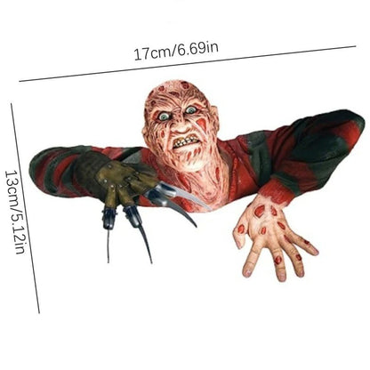 Halloween Creepy Krueger Tombwalker Sculpture Yard Shooting Props Decor 17Cm AU