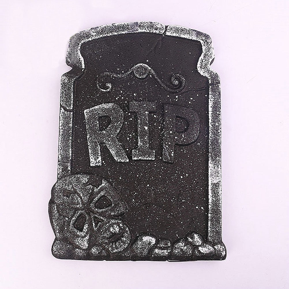 6 PCS Tombstone Decorations Outdoor Halloween Grave for Cemetery Yard Signs