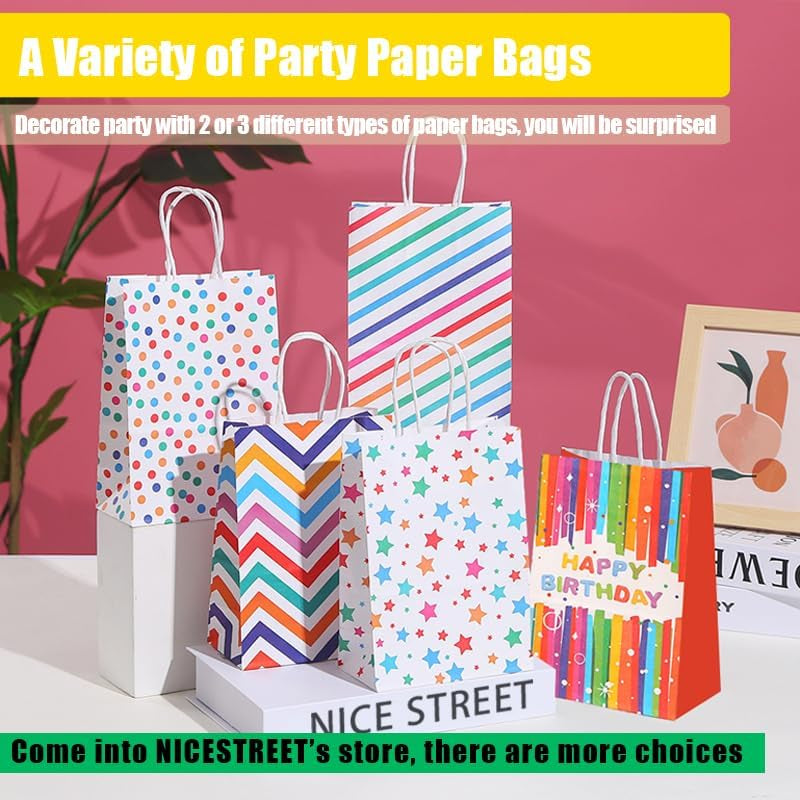 12Pcs Halloween Treat Bags with Handles，Mixtz Halloween Candy Bags for Kid，Goodie Snack Trick or Treating Party Bulk Supplies, 6 Patterns Tote Shopping Bag of 2 Each (12 Bags：Hallowmas 15×21×8Cm)