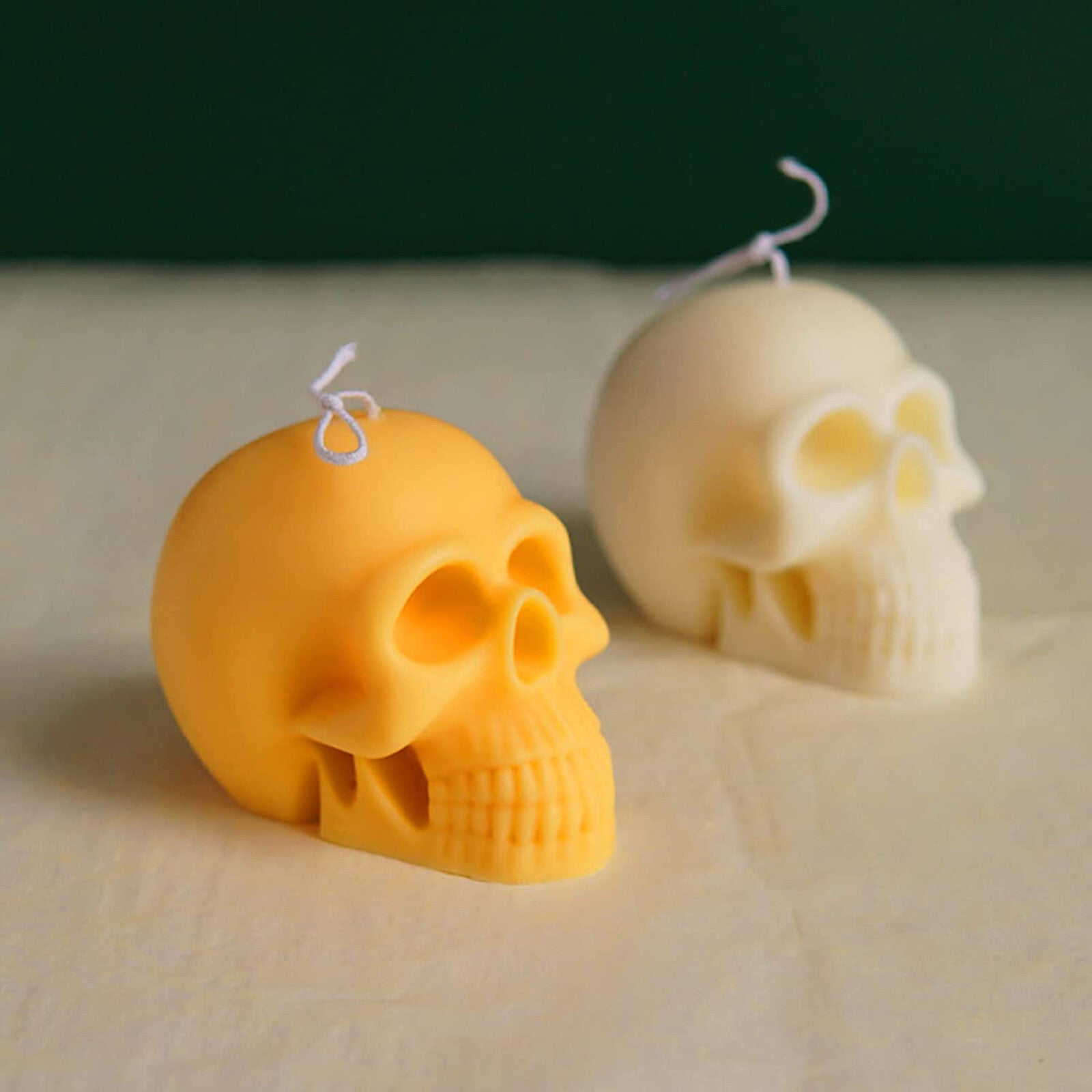 Skull Shape Mould DIY Moulds Candle Making Mold Wax Form Template Craft Tool AUS
