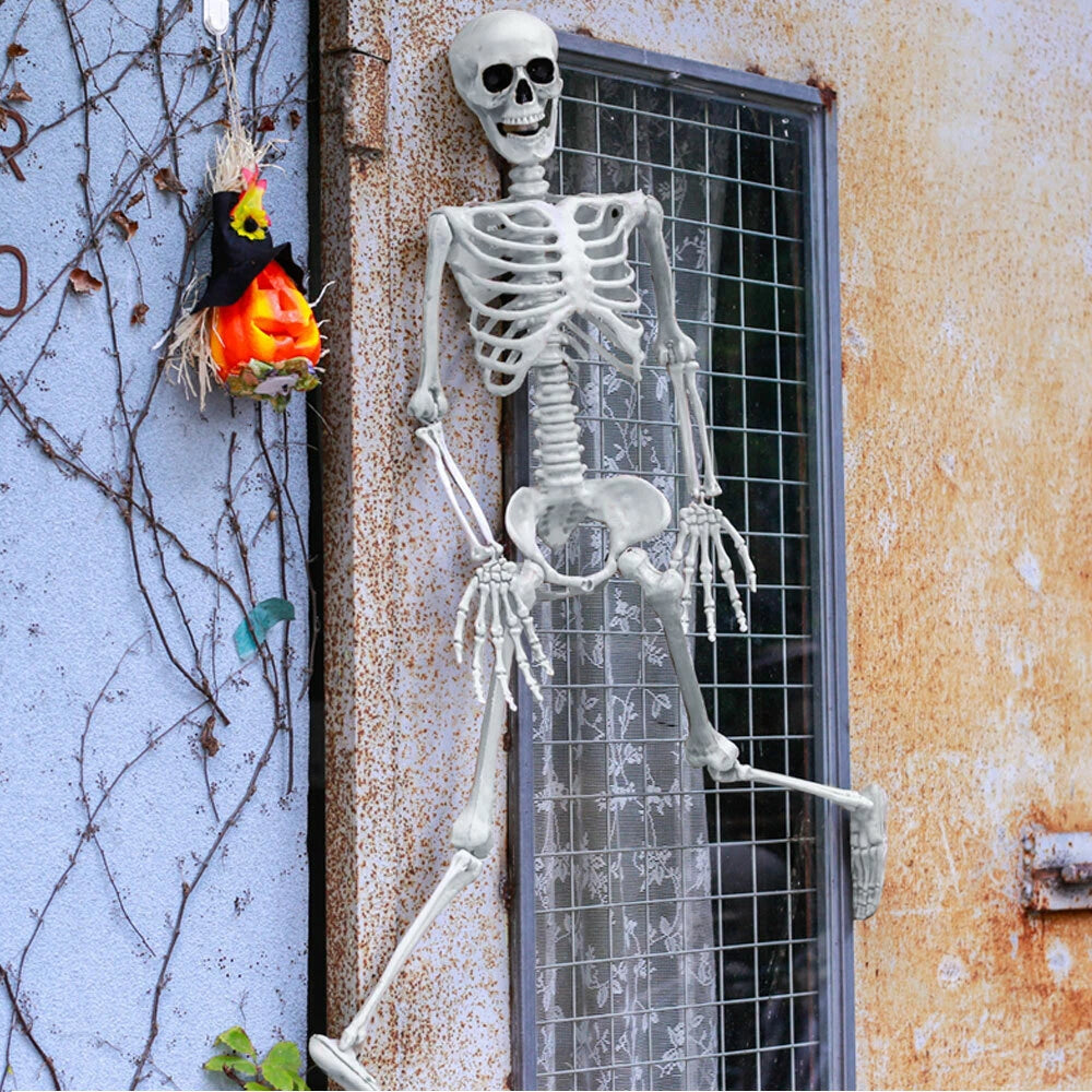 90Cm Halloween Poseable Skeleton Full Life Size Human Skeleton Decoration Props