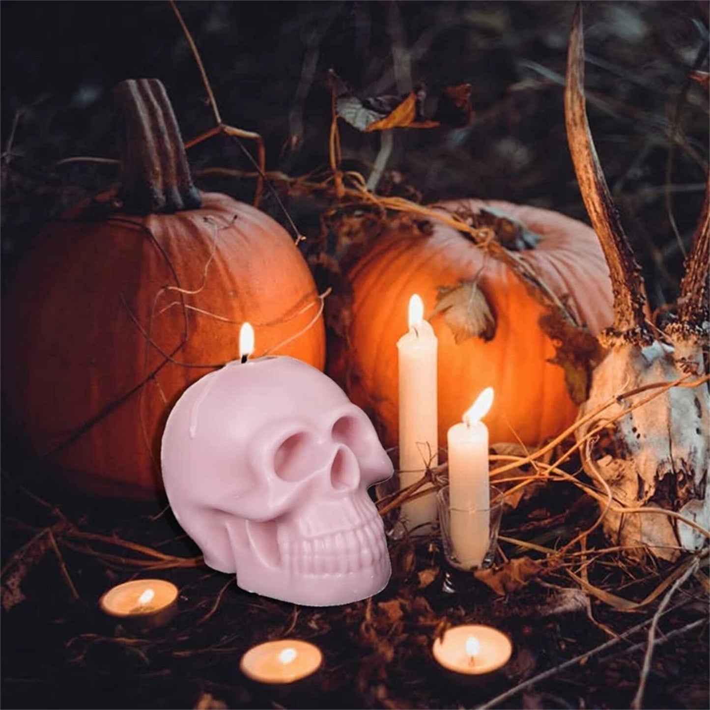 Skull Shape Mould DIY Moulds Candle Making Mold Wax Form Template Craft Tool AUS
