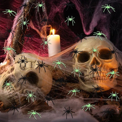 Spiders Infestation Decoration Plastic Halloween Fake Toys Funny