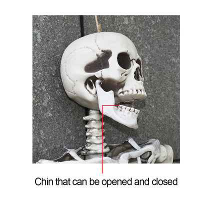 170Cm Halloween Poseable Skeleton Full Life Size Human Skeleton Decoration Prop